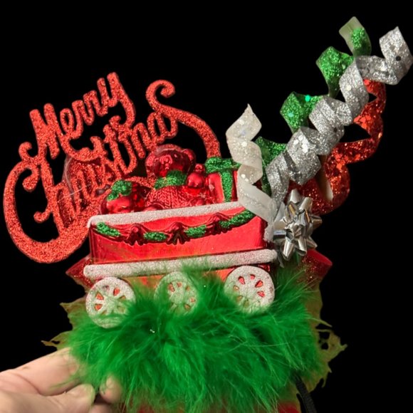 Christmas Headband, Ugly Sweater Party Head Piece, New Custom Holiday Party Gift main image 5